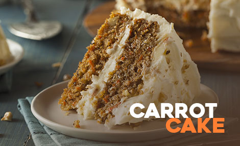 Order delicious carrot cake from Didsbury Coral